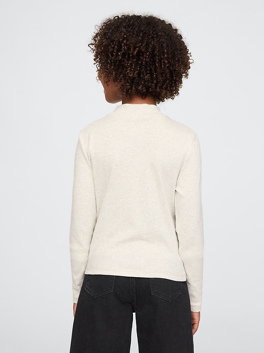 Image number 2 showing, Kids Rib Mockneck T-Shirt