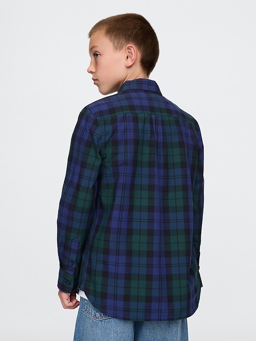 Image number 2 showing, Kids Organic Cotton Poplin Shirt