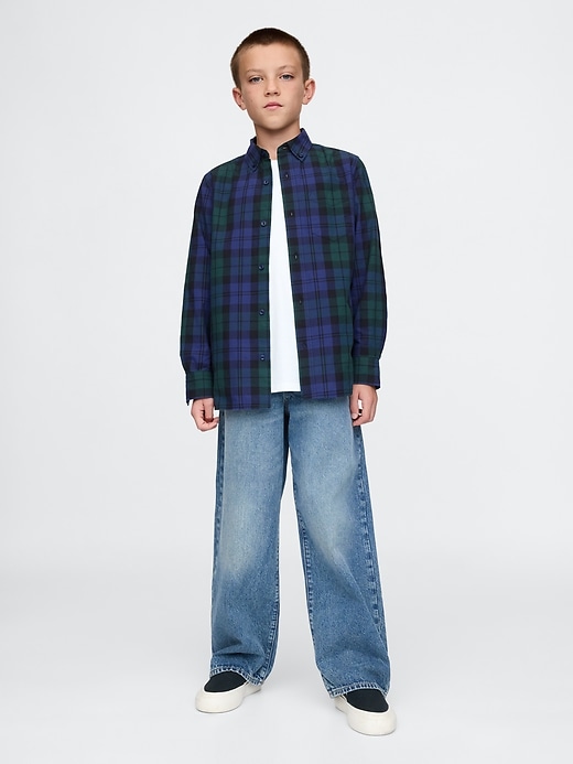 Image number 3 showing, Kids Organic Cotton Poplin Shirt