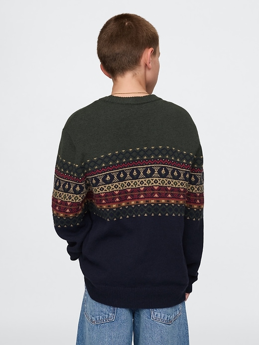 Image number 2 showing, Kids CashSoft Fair Isle Sweater