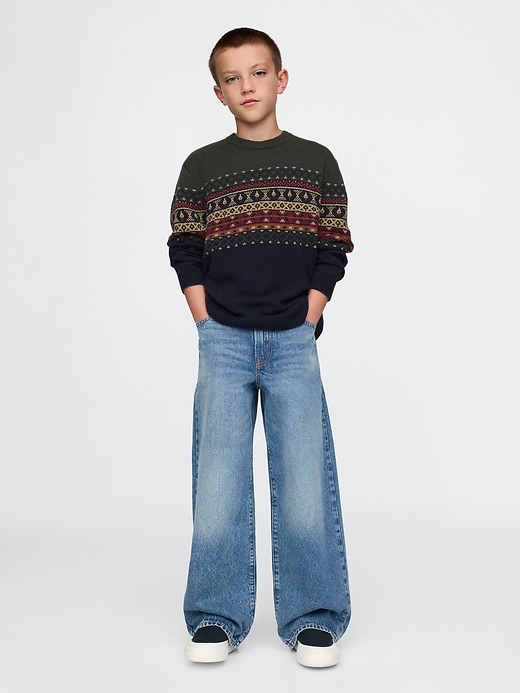 Image number 3 showing, Kids CashSoft Fair Isle Sweater