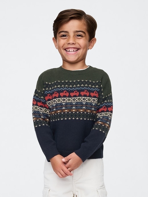 Image number 1 showing, Baby & Toddler CashSoft Crewneck Sweater