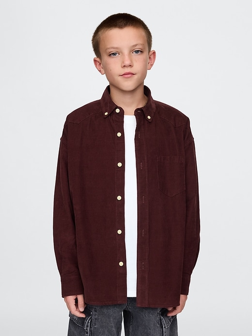 Image number 1 showing, Kids Corduroy Shirt