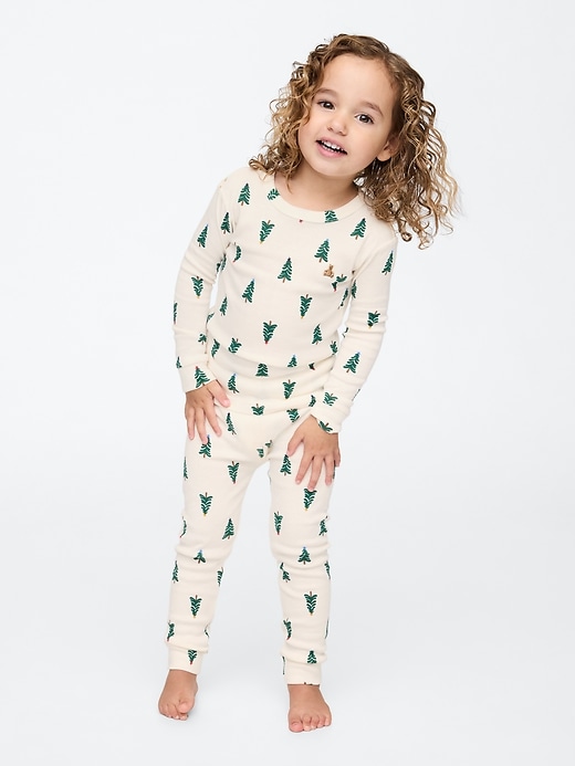 Image number 9 showing, babyGap Organic Brushed Cotton Holiday PJ Set