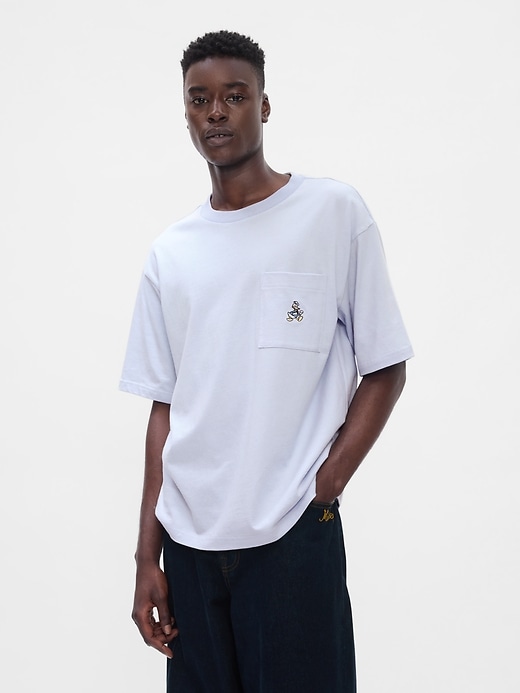 Image number 1 showing, Gap × Disney Heavyweight Pocket T-Shirt