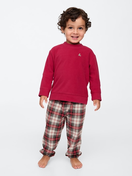 Image number 1 showing, babyGap Recycled Brannan Bear PJ Set