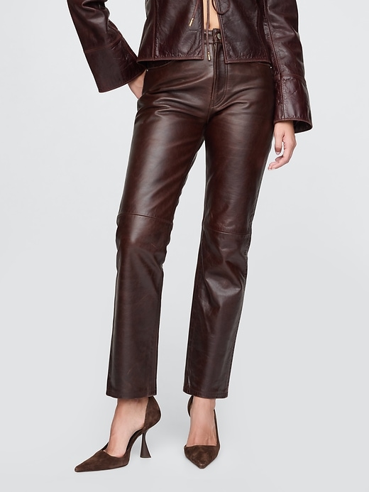 Image number 2 showing, Gap × Cult Gaia Leather Pants