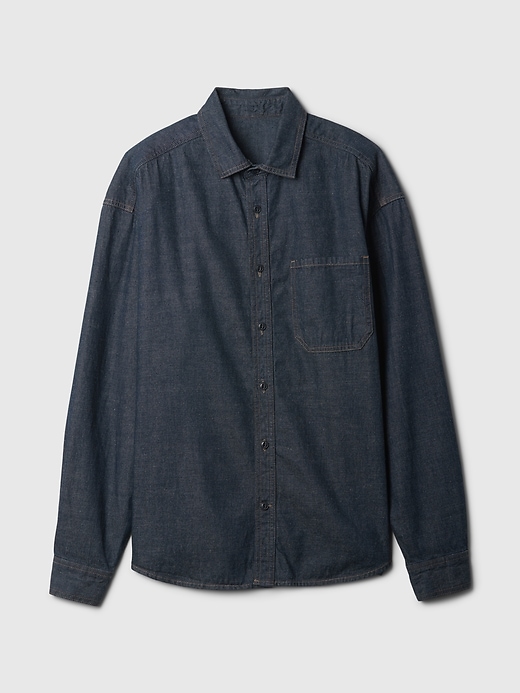 Image number 5 showing, Denim Big Shirt