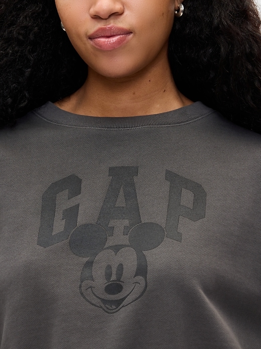 Image number 4 showing, Gap × Disney Mickey Mouse Cropped Logo Sweatshirt