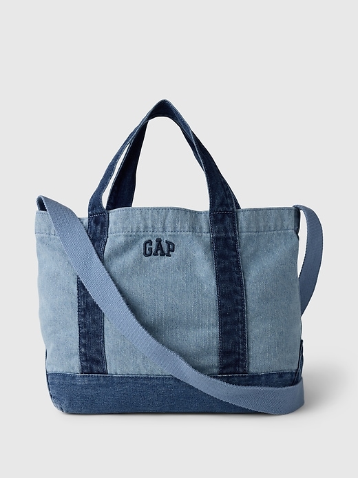 Image number 1 showing, Gap Logo Denim Strap Mini Tote Bag