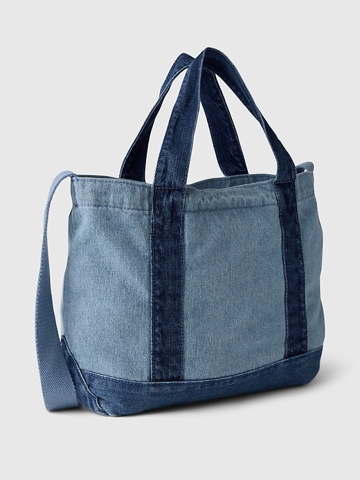 Image number 2 showing, Gap Logo Denim Strap Mini Tote Bag