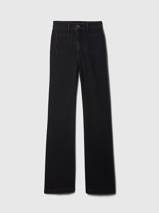 Image number 7 showing, High Rise Curvy &#39;70s Flare Jeans