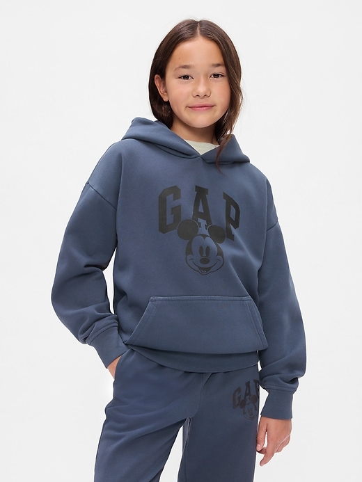 Image number 5 showing, Gap × Disney Kids Vintage Soft Mickey Mouse Logo Hoodie