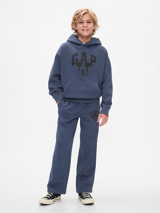 Image number 1 showing, Gap × Disney Kids Vintage Soft Mickey Mouse Logo Sweatpants