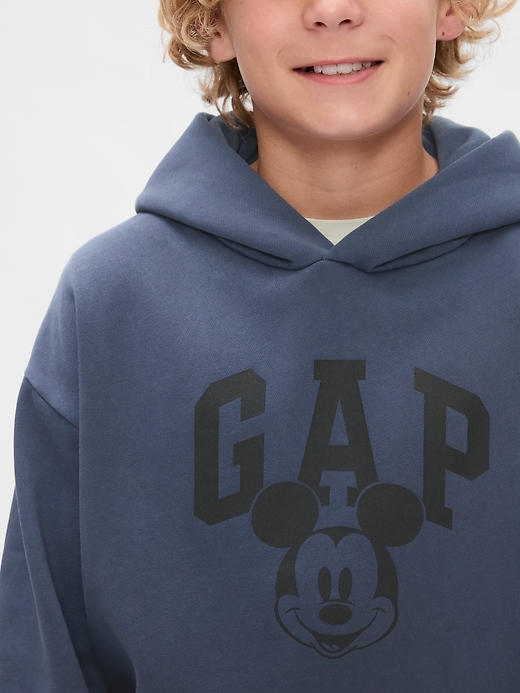 Image number 4 showing, Gap × Disney Kids Vintage Soft Mickey Mouse Logo Hoodie