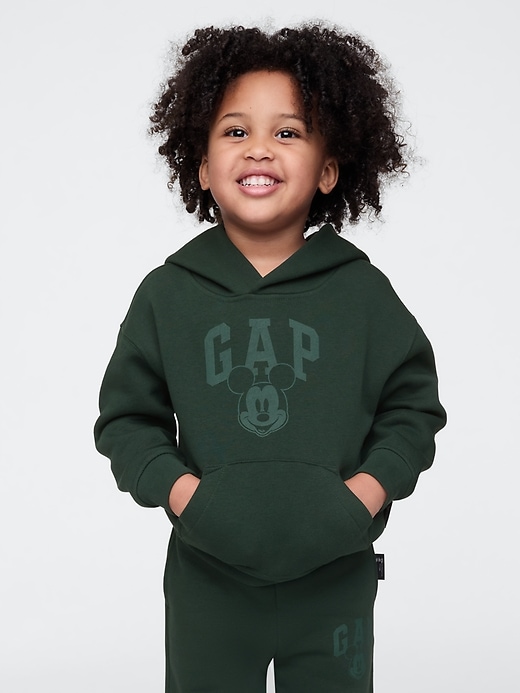 Image number 10 showing, Gap × Disney Baby Vintage Soft Mickey Mouse Logo Hoodie