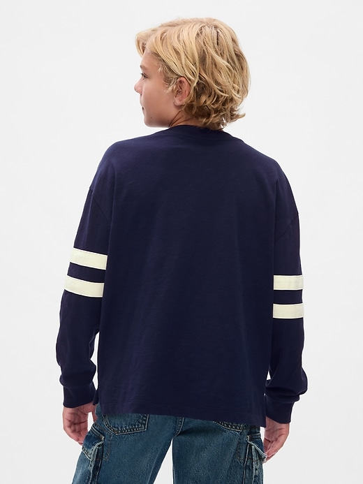 Image number 2 showing, Gap × Disney Kids Varsity Jersey T-Shirt