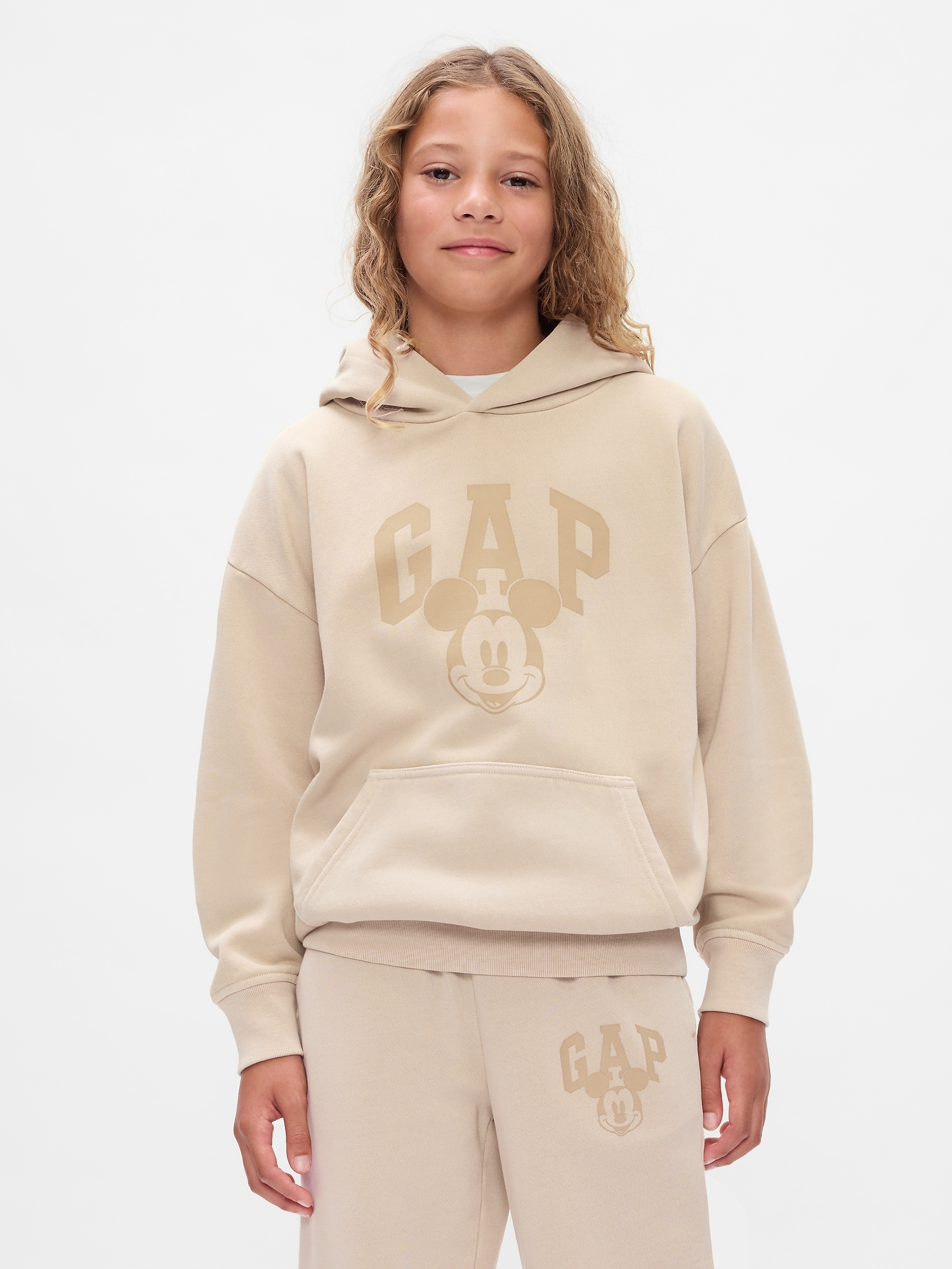 Gap × Disney Kids VintageSoft Mickey Mouse Logo Hoodie