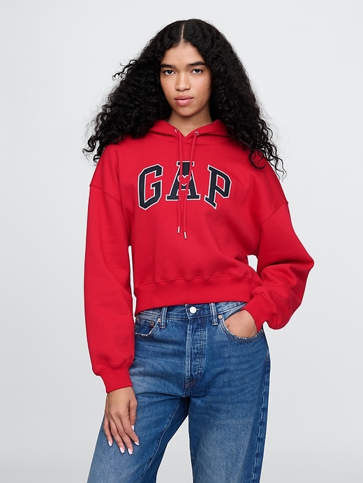 Image number 1 showing, Vintage Soft Cropped Hoodie