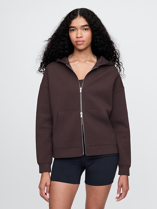 Image number 1 showing, GapFit Scuba Two-Way Zip Hoodie