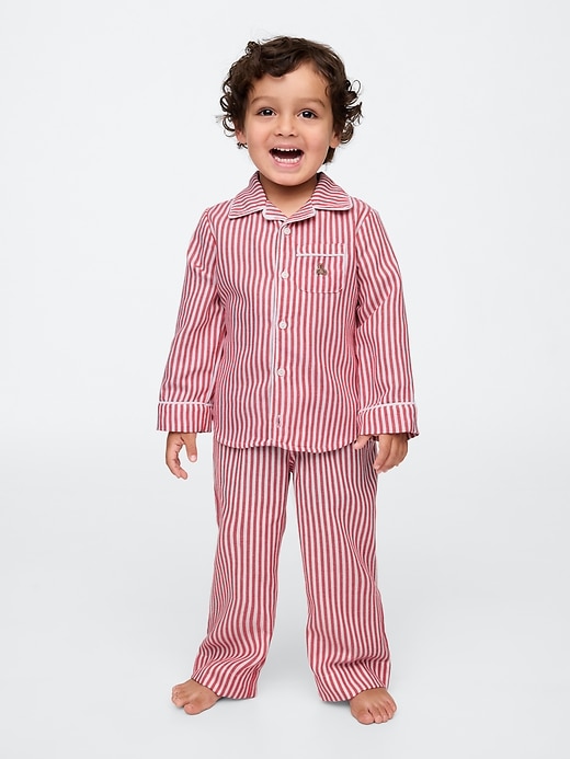 Image number 5 showing, babyGap Recycled Flannel PJ set