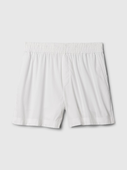 Image number 7 showing, Organic Cotton Striped Poplin Shorts