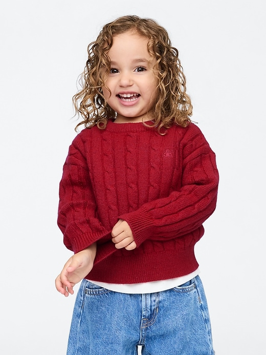 Image number 7 showing, babyGap CashSoft Cable-Knit Sweater