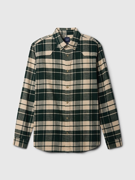 Image number 5 showing, Organic Cotton Flannel Western Shirt