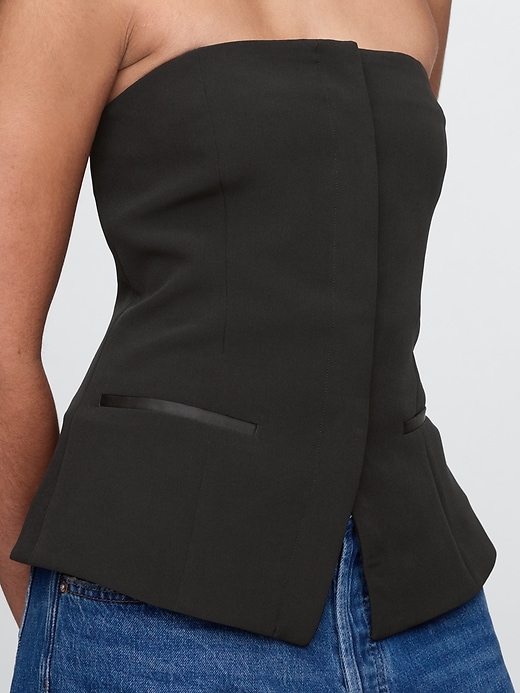 Image number 4 showing, BiStretch Strapless Vest