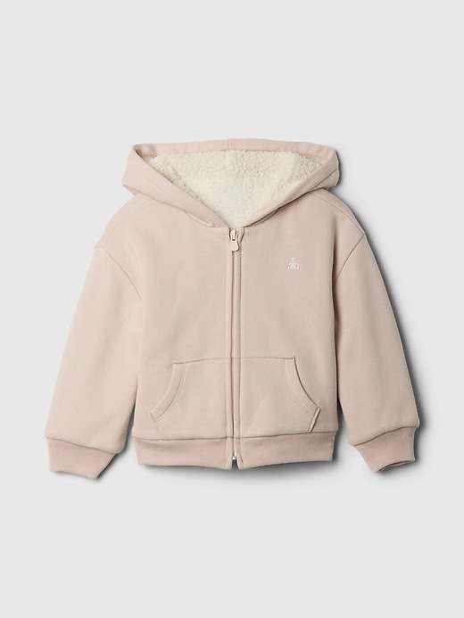 Image number 1 showing, babyGap Cozy Vintage Soft Zip Hoodie