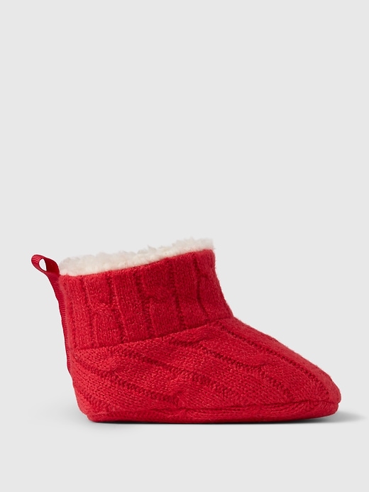 Image number 1 showing, Baby CashSoft Cozy Sweater Booties