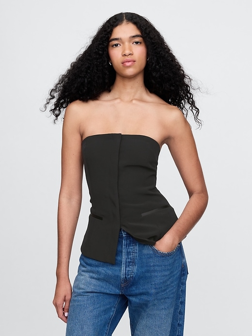 Image number 1 showing, BiStretch Strapless Vest