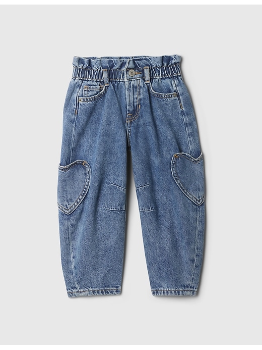 Image number 1 showing, Baby & Toddler Horseshoe Jeans