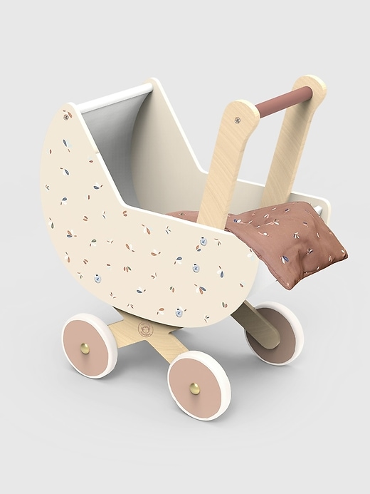 Image number 1 showing, Doll Pram Toddler Toy