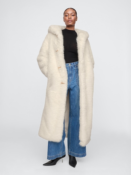 Image number 3 showing, Gap × Cult Gaia Vegan Fur Coat