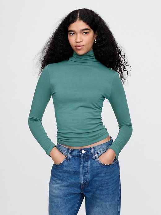 Image number 1 showing, Featherweight Turtleneck