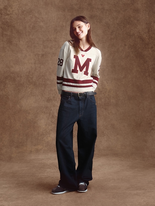 Image number 8 showing, Gap × Disney Varsity Jersey T-Shirt