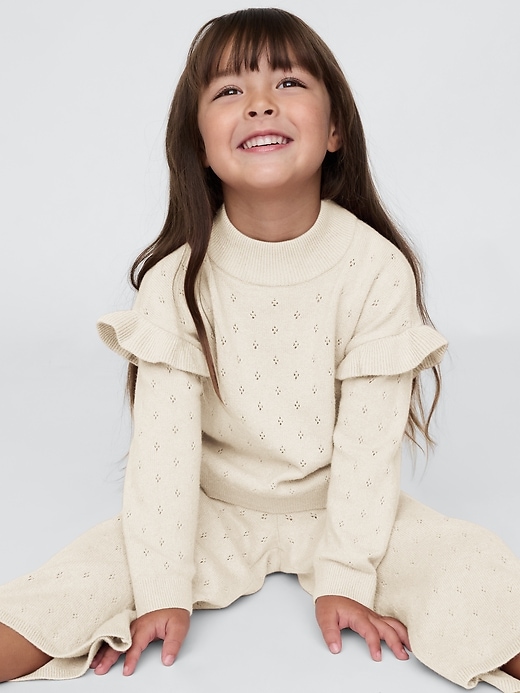 Image number 8 showing, babyGap CashSoft Pointelle Sweater