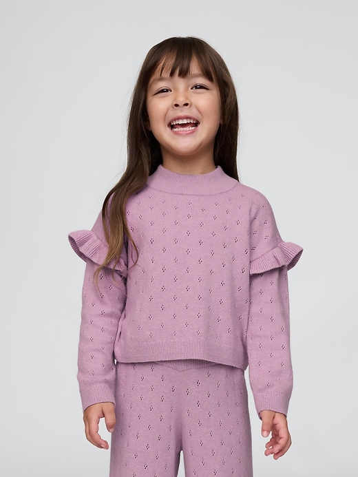 Image number 1 showing, babyGap CashSoft Pointelle Sweater