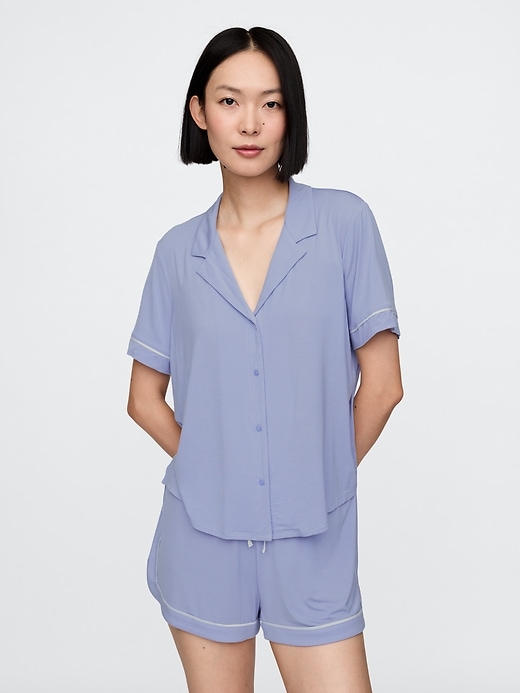 Image number 1 showing, Modal Pajama Shirt