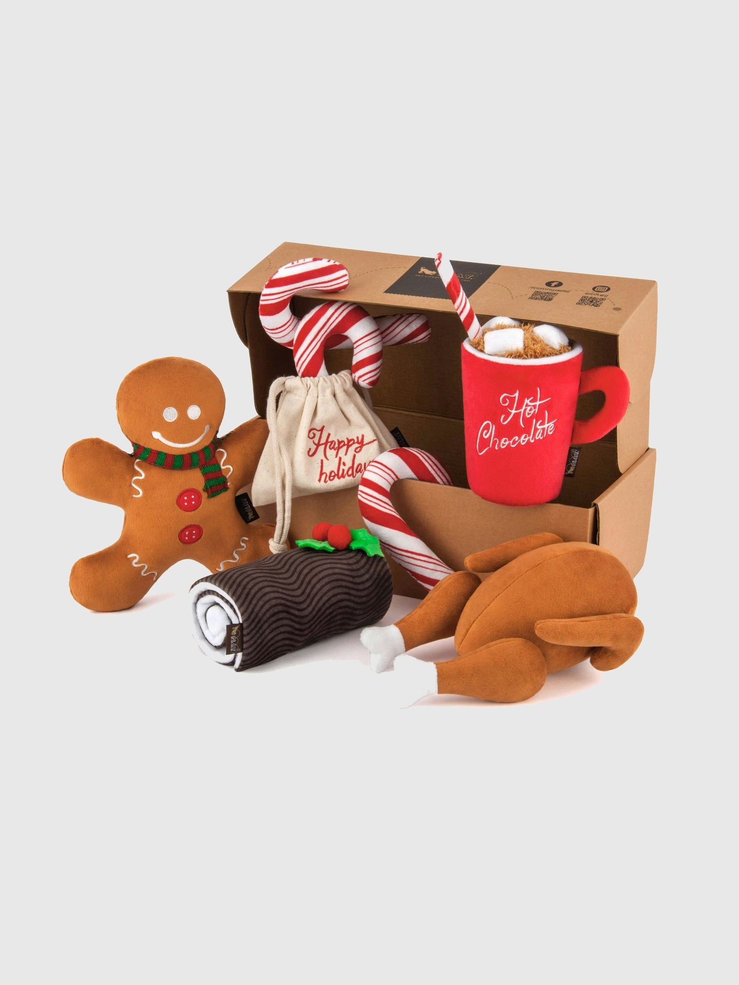 P.L.A.Y. Holiday Classic Dog Toys Collection