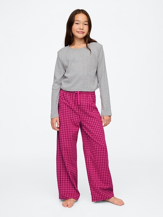 Image number 1 showing, Kids Recycled Flannel PJ Set