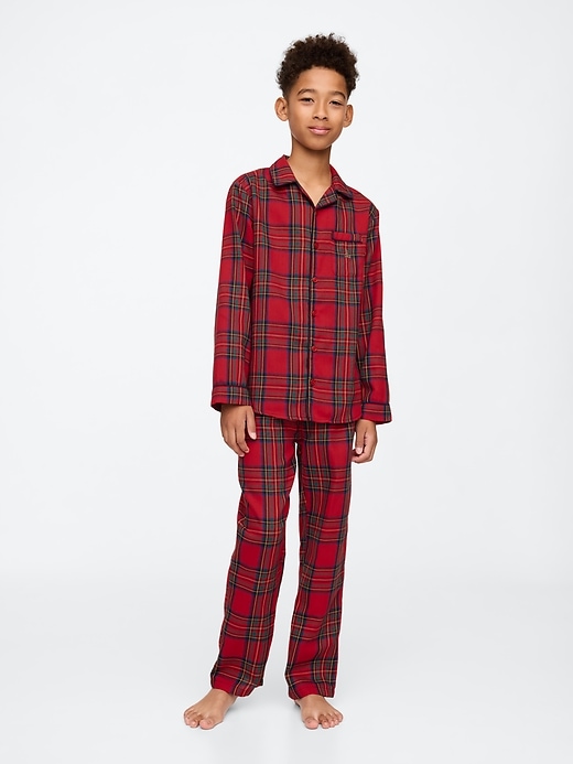 Image number 4 showing, Kids Recycled Flannel PJ Set