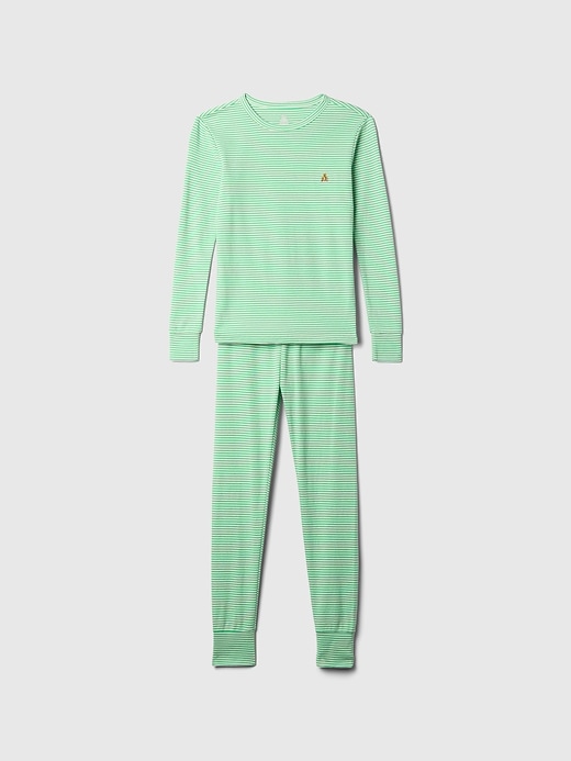 Image number 5 showing, Kids Organic Brushed Cotton PJ Set