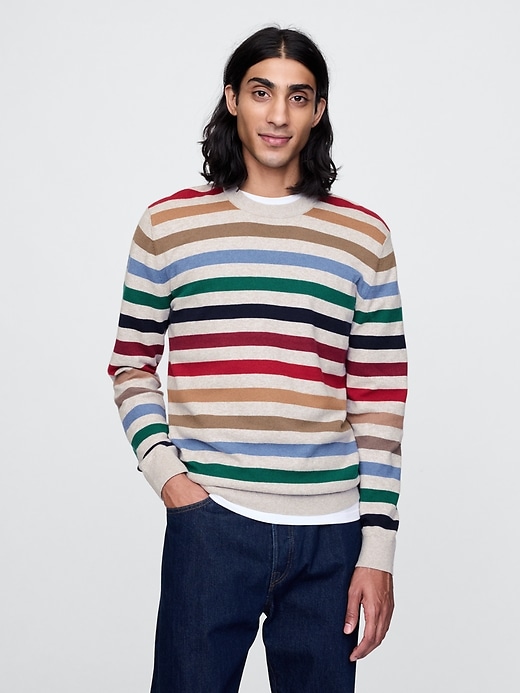 Image number 1 showing, CashSoft Crewneck Sweater