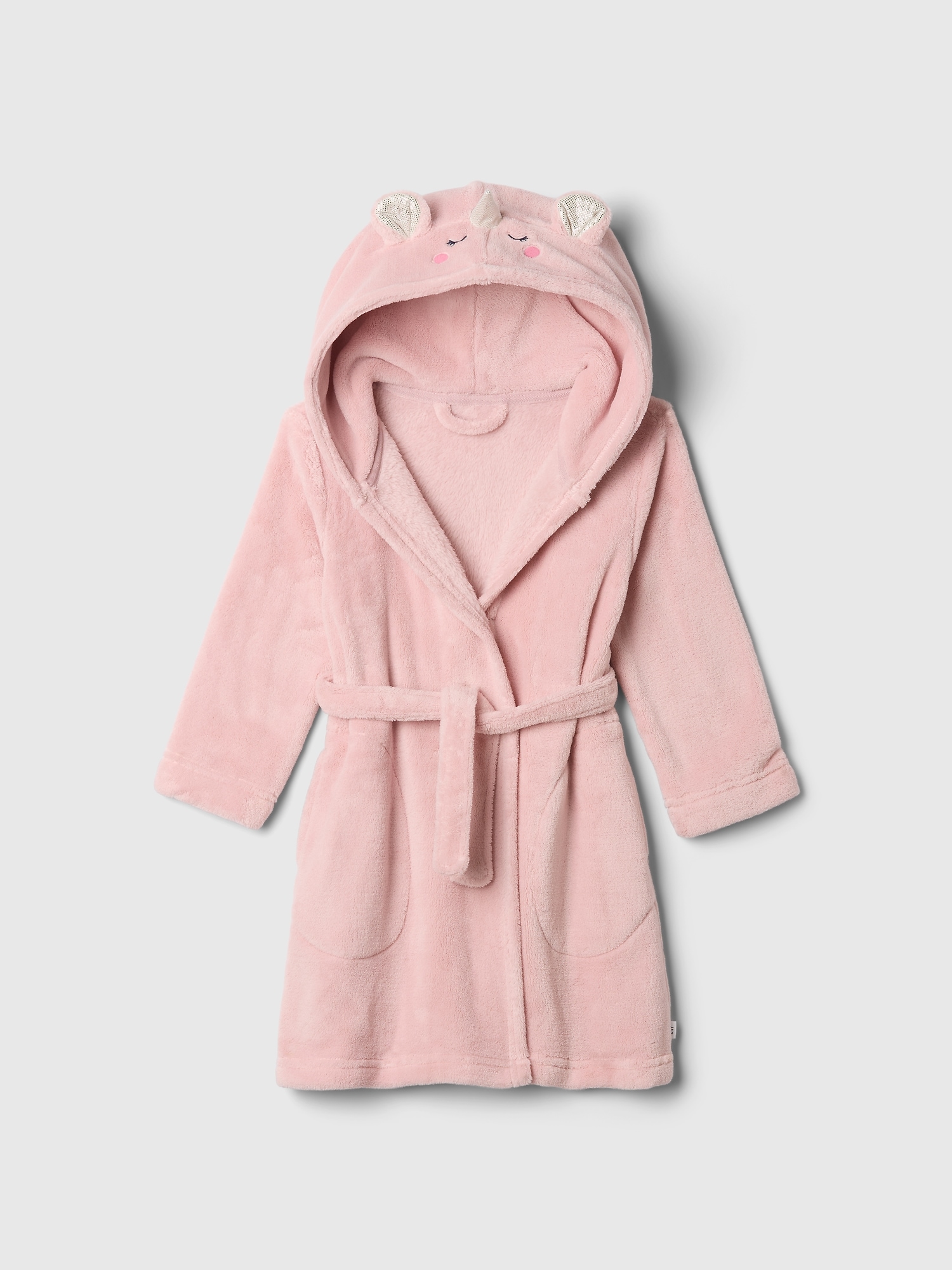 Toddler Recycled Sherpa Robe - Pink