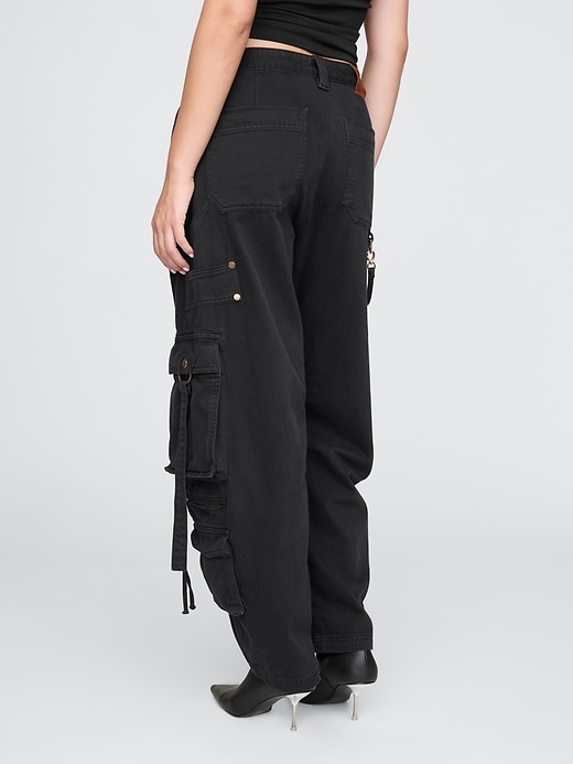 Image number 4 showing, Gap × Cult Gaia Cargo Barrel Pants