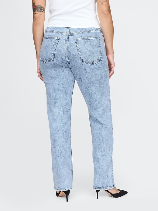 Image number 6 showing, High Rise &#39;90s Straight Jeans