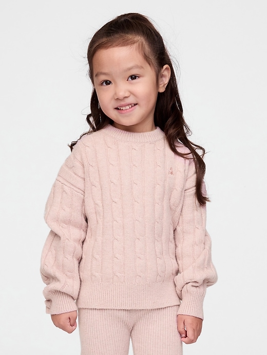 Image number 1 showing, babyGap CashSoft Cable-Knit Sweater