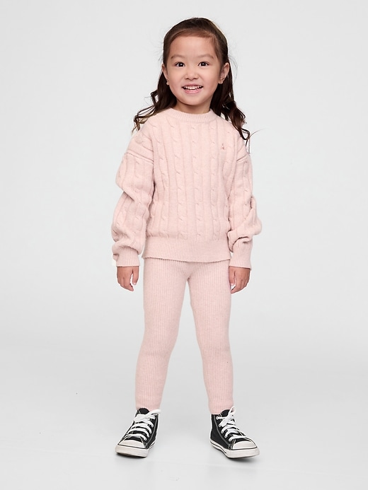 Image number 1 showing, babyGap CashSoft Rib Sweater Leggings